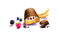 Balisto Chocolate Pack Bulk, Barres de chocolat Yoberry, céréales et yaourt, 8 x 18,5 g, chocolat, barres de muesli, paquet de chocolat en vrac (148 g)