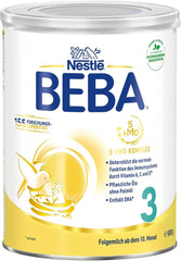 Nestlé BEBA 3 Lait de suite en poudre, préparation de suite à partir de 10 mois, pack de 3 (3 X 800G) Mère et Enfant Naty Shop