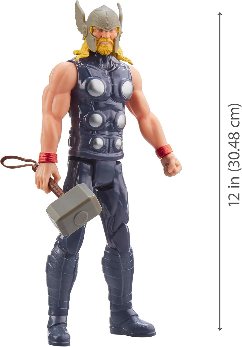 Marvel Avengers Titan Hero Series Blast Gear Thor Action Figure, jucărie mare de 30 cm, pentru copii de la 4 ani în sus Action figures Naty Shop