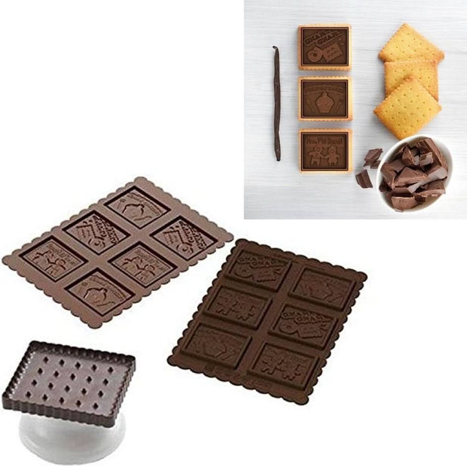 Silikomart 22.164.77.0165 CKC04, emporte-pièce, Silicon Gnam Gnam Shape, 6 cavités. (CKC04) Cuisine Naty Shop