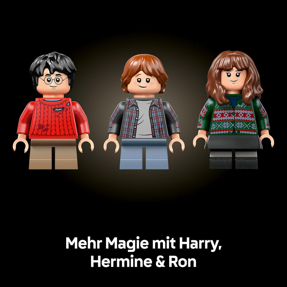 LEGO Harry Potter Stein der Weisen - Sammlredition - DIY Deko - Modellbau mit Miniatur Filmszenen - Hedwig Eulenfigur, 3 Minifiguren - Geschenk zum Vatertag - 76466