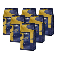 Café Lavazza Espresso Gold Selection, grains entiers, café moulu, paquet de 6, 6 x 1000g