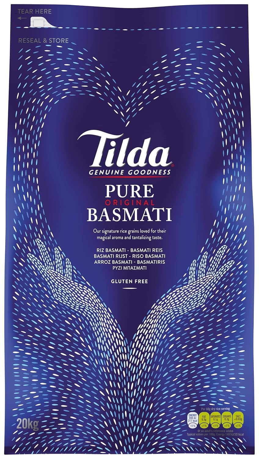 Riz basmati Tilda Pure Original, 1 paquet (1x10kg)