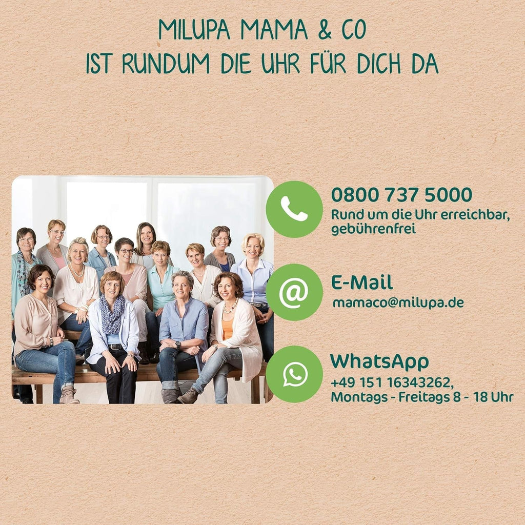 Milupa Milk Porridge Wholemeal Fruits - Terci pentru copii fără ulei de palmier, de la 6 luni - 4 X 400 G (pachet de 2) Mama si Copilul Naty Shop