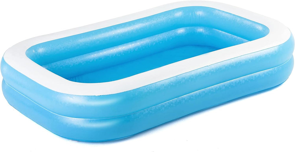 Bestway Family Pool, Piscine rectangulaire pour Enfants, Facile à Assembler, Couleur, 262 x 175 x 51 cm