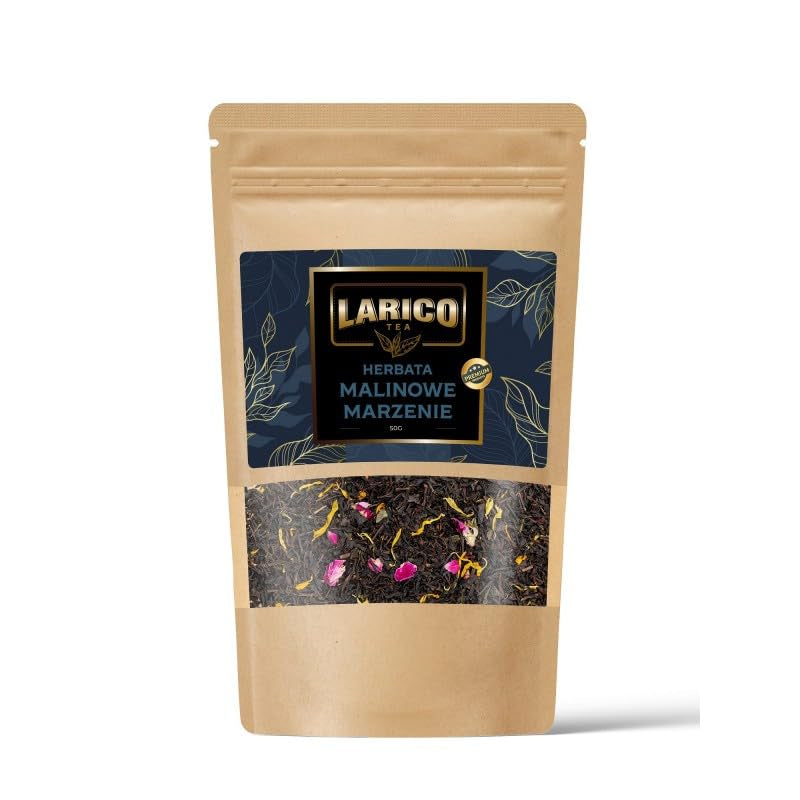 Larico Tea Thé aux fruits naturels Früchtchen Mix Fraises des bois Euphorie 50 g/Thé en vrac de qualité supérieure/Thé en vrac naturel