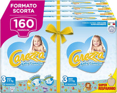 Couches Bébé Confort Midi | Taille 3 (4-9kg) | 160 couches