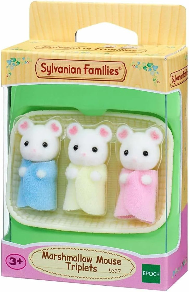 Sylvanian Families L5337 Tripleți de șoareci Marshmallow - Figuri pentru casa de păpuși Papusi Naty Shop Titlu implicit