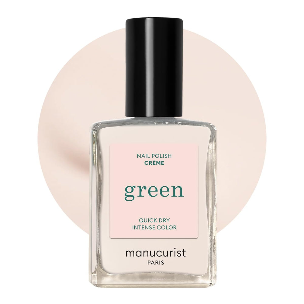 Manucurist Green - Vernis à ongles Rosy Beige Shell Beige - Vernis à ongles à séchage rapide - Ongles DIY - Vegan 12-Free - À base de plantes - Vernis à ongles - Fabriqué en France