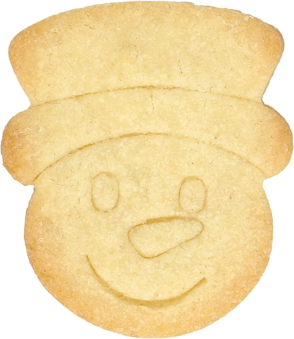 Birkmann Emporte-pièce bonhomme de neige, pour couper et décorer des biscuits, pâte d'amande et fondant, acier inoxydable, passe au lave-vaisselle, 6 cm