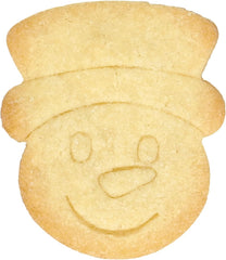 Birkmann Emporte-pièce bonhomme de neige, pour couper et décorer des biscuits, pâte d'amande et fondant, acier inoxydable, passe au lave-vaisselle, 6 cm