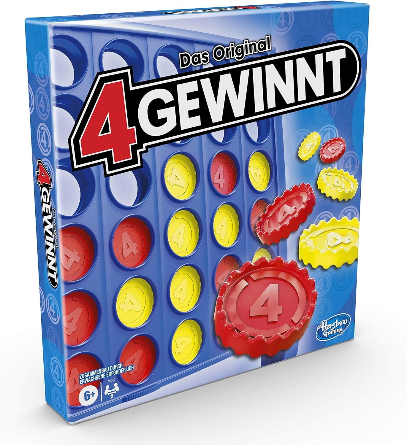 Jeu de stratégie Connect Four, jeu de société à 2 joueurs, plaisir sans fin avec les amis et la famille, parfait comme jeu de société et pour s'amuser multijoueur, cadeau pour les enfants de 6 ans et plus