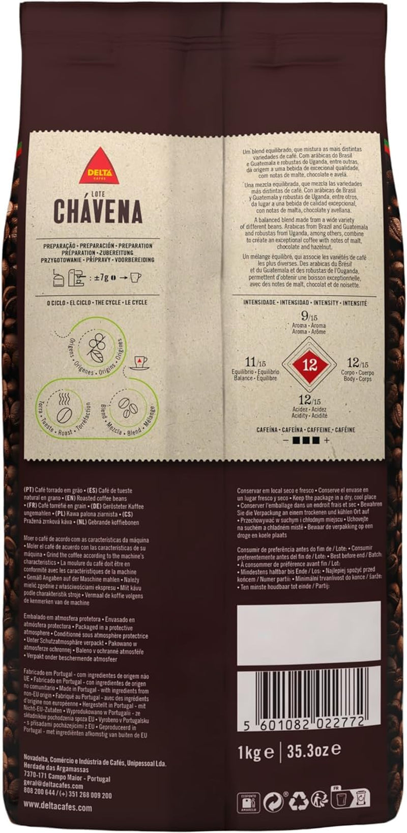 Café Delta Original, grains entiers, 1 kg