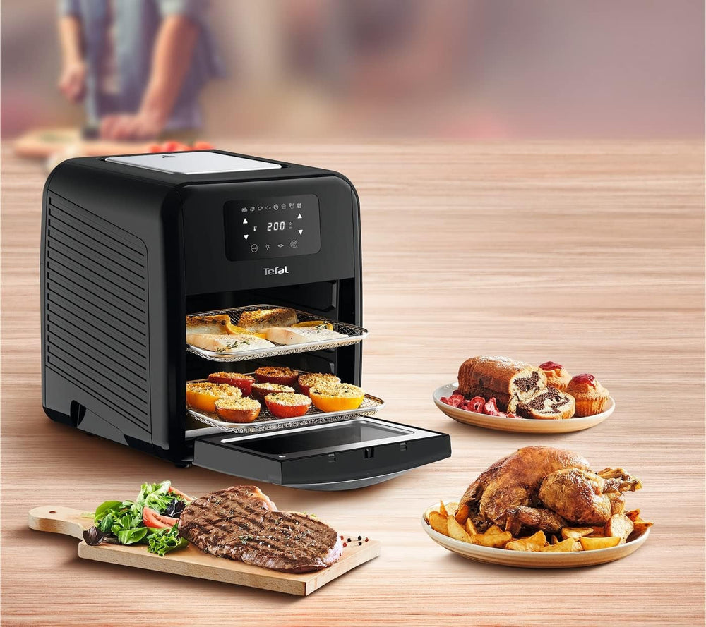Tefal Easy Fry Oven & Grill Friteuse à air chaud 9 en 1, 11 L Pour 6 portions, 7 accessoires, 8 programmes, recettes en ligne Électroménager Naty Shop
