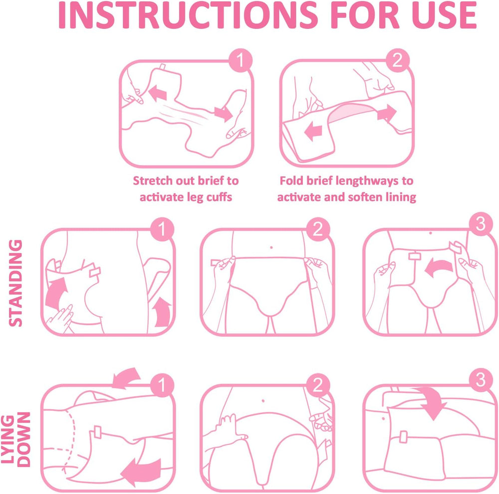 Couches imprimées pour adultes 5500-5800 ml, lot de 2 – Bébé rougissant (M)