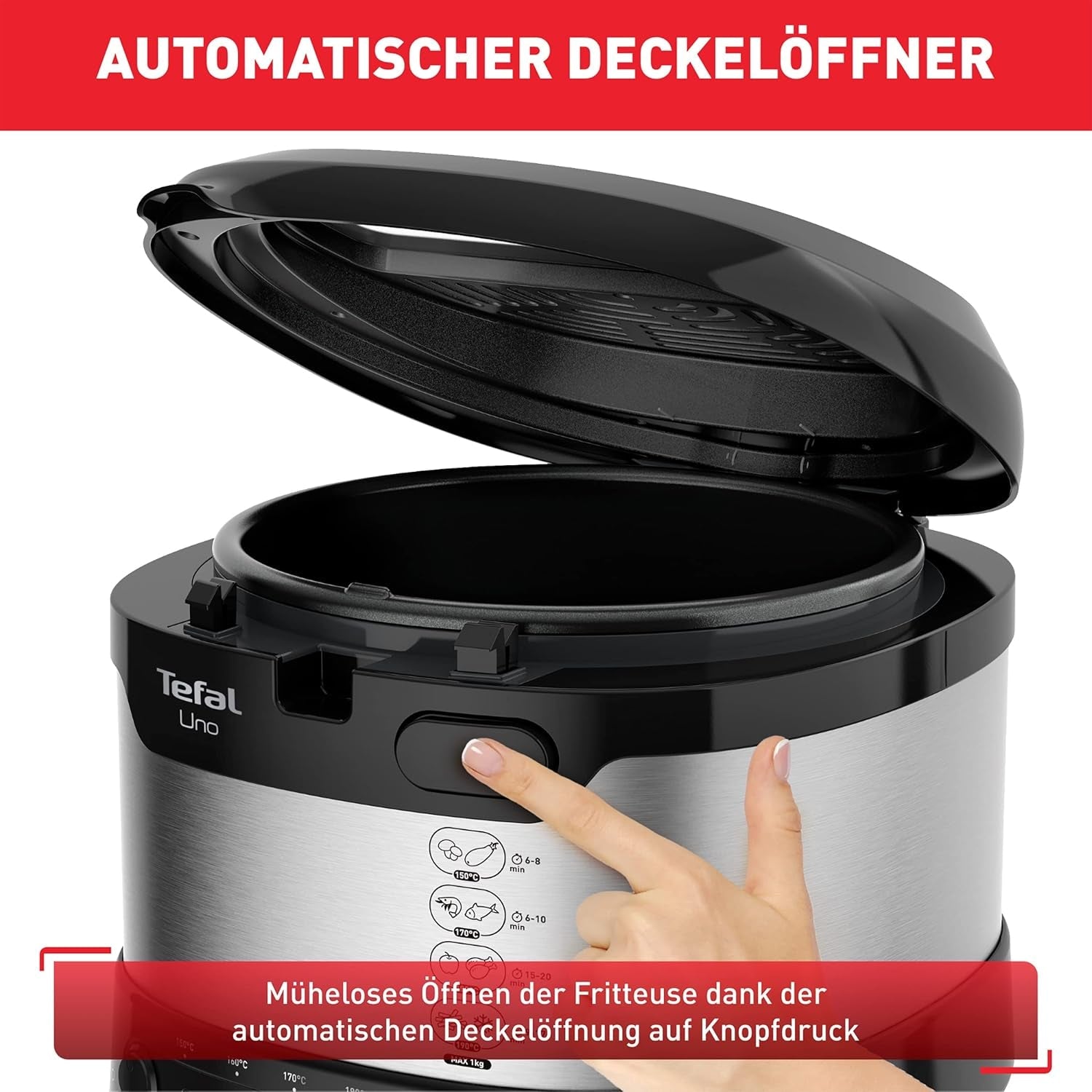 Friteuse Tefal Uno M FF215D, 1470 Watts, capacité: 1 kg électroménager Naty Shop