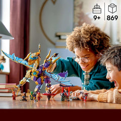 LEGO NINJAGO Lightbow Dragon - jouet avec 8 figurines et une roue Spinjitzu - jouet de construction ninja interactif pour garçons et filles à partir de 9 ans - idée cadeau pour les fans 71836 Jeux de construction Besuche den LEGO-Store