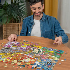 Ravensburger Puzzle 12000832 - Pokémon Aventure - Puzzle Pokémon 1000 pièces pour adultes et enfants de plus de 14 ans Puzzle Naty Shop
