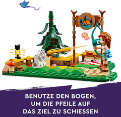 LEGO Friends Tir à l'arc au camp d'aventure Jouet de construction pour enfants avec arc et flèche, 2 figurines et un évier, pour filles et garçons à partir de 6 ans 42622 Ensembles de construction Besuche an LEGO-Store