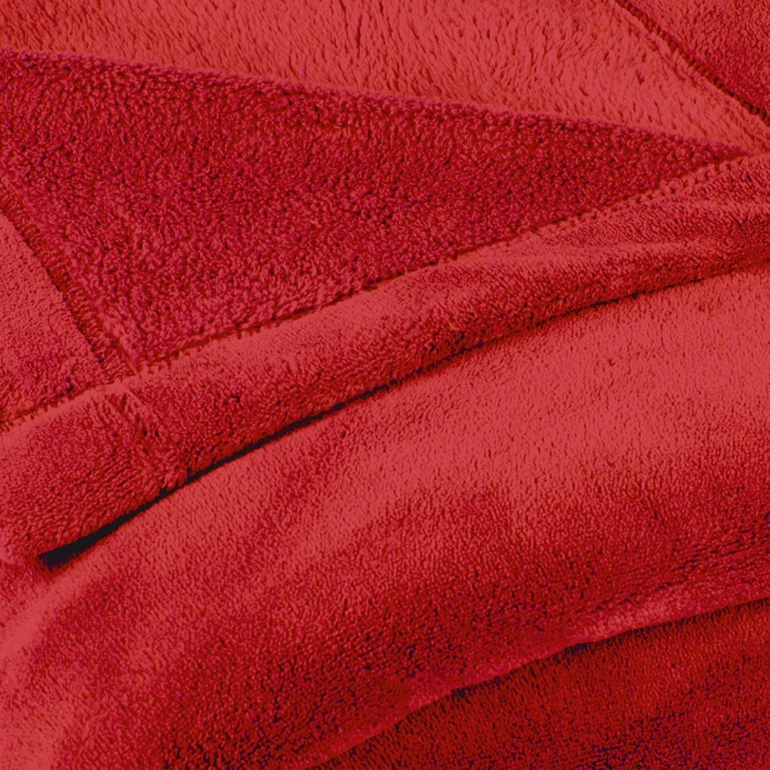 Couverture moelleuse Celinatex XXL 220 X 240 Cm couverture de canapé rouge couverture chaude polaire microfibre douce Oeko-Tex Montréal Lits et Couvertures Besuche den CelinaTex-Store