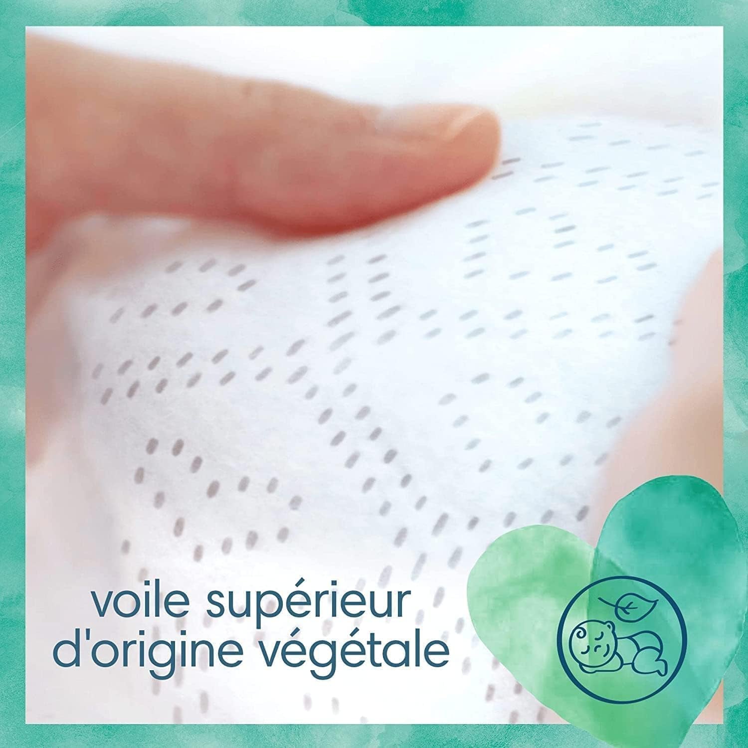 Harmony Hybrid 200 noyaux de protection jetables, capacité d'absorption supplémentaire pour couches hybrides lavables, protège la peau sensible de bébé