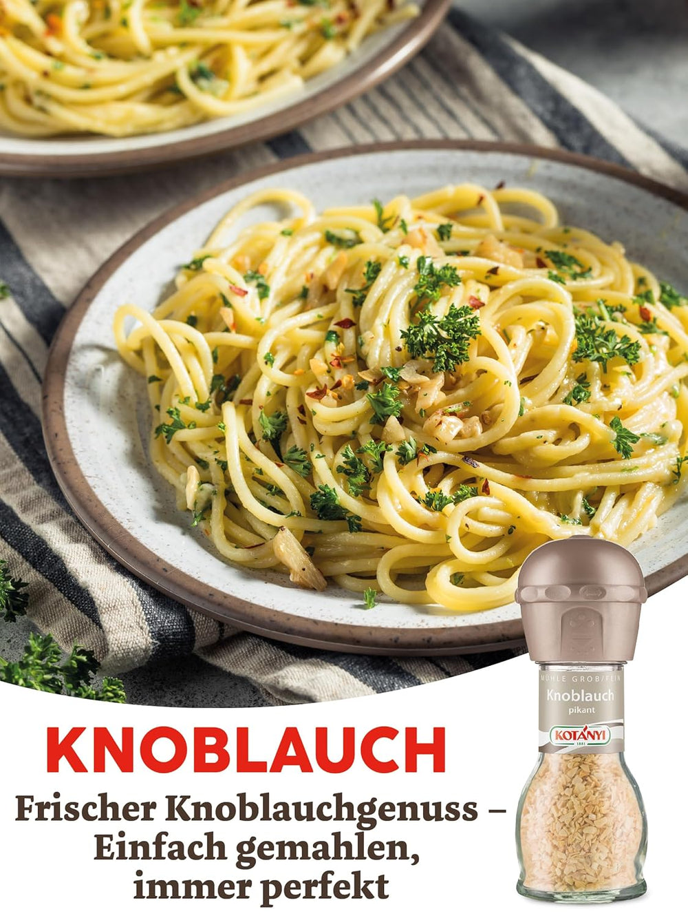 Kotanyi Knoblauch Mühle, épicé (1 x 48g)