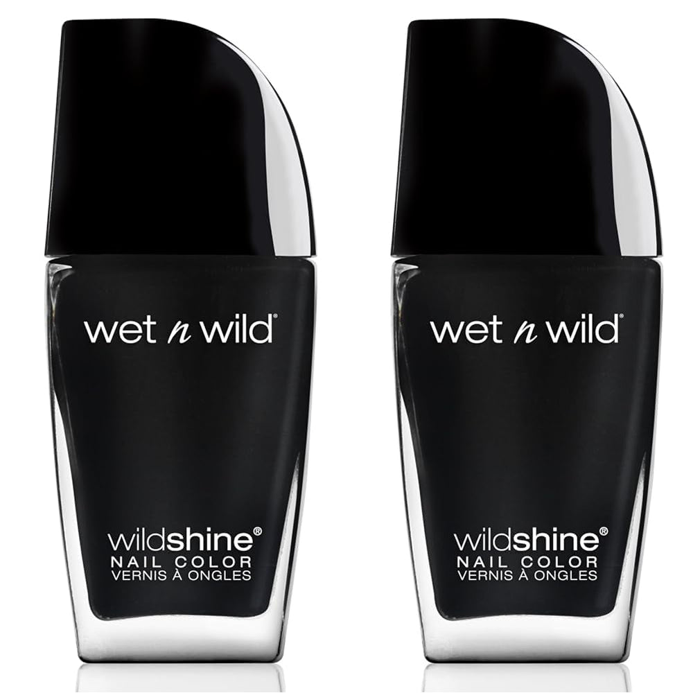 Wet n Wild Wild Shine Vernis à ongles sans formaldéhyde, sans toluène ni phtalate, formule longue durée à séchage rapide, rose chatouillé (lot de 2)