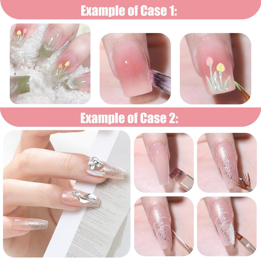 10 pièces Nail-Art-Pinsel, Nagel-Gel-Nagellack-Malpinsel, Zeichenstift, Nagel-Liner-Pinsel et Nagel-Dotting-Stift pour Gel-Nagellack, DIY, Manucure, Salon Zu Hause