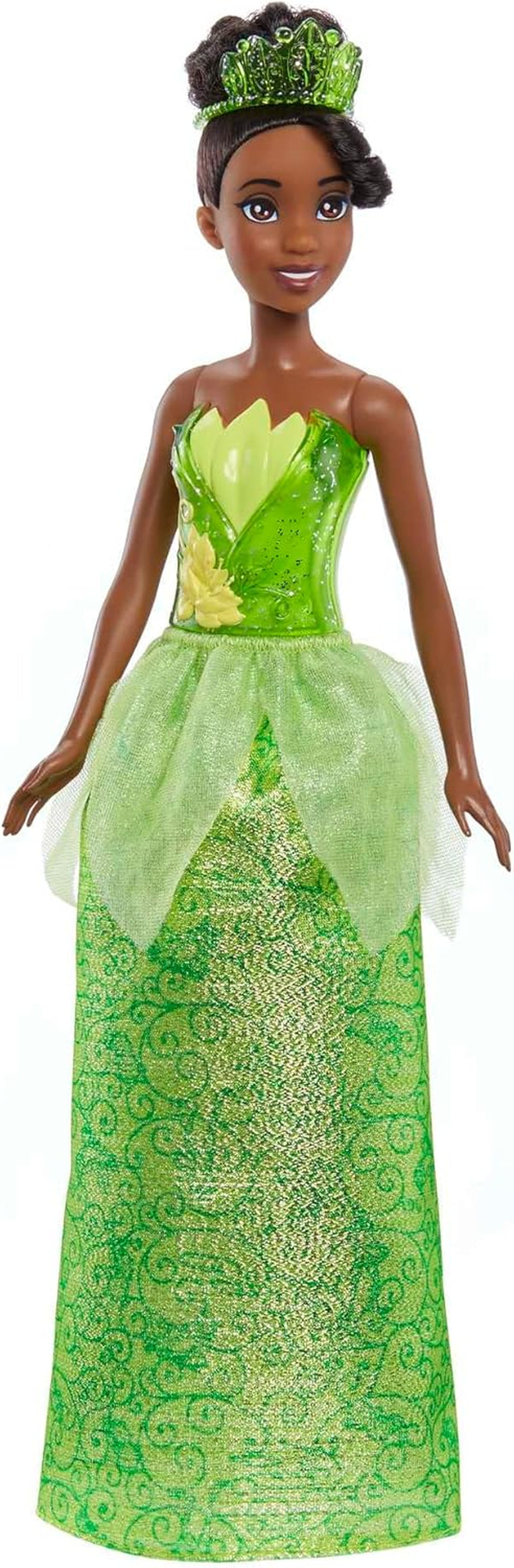 DISNEY Prinzessin 3er-Pack - Tiana, Rapunzel und Arielle mit Accessoires, abnehmbarem Diadem und Schuhe, lange Haare zum Kämmen und Stylen, für Kinder ab 3 Jahren, HLW45