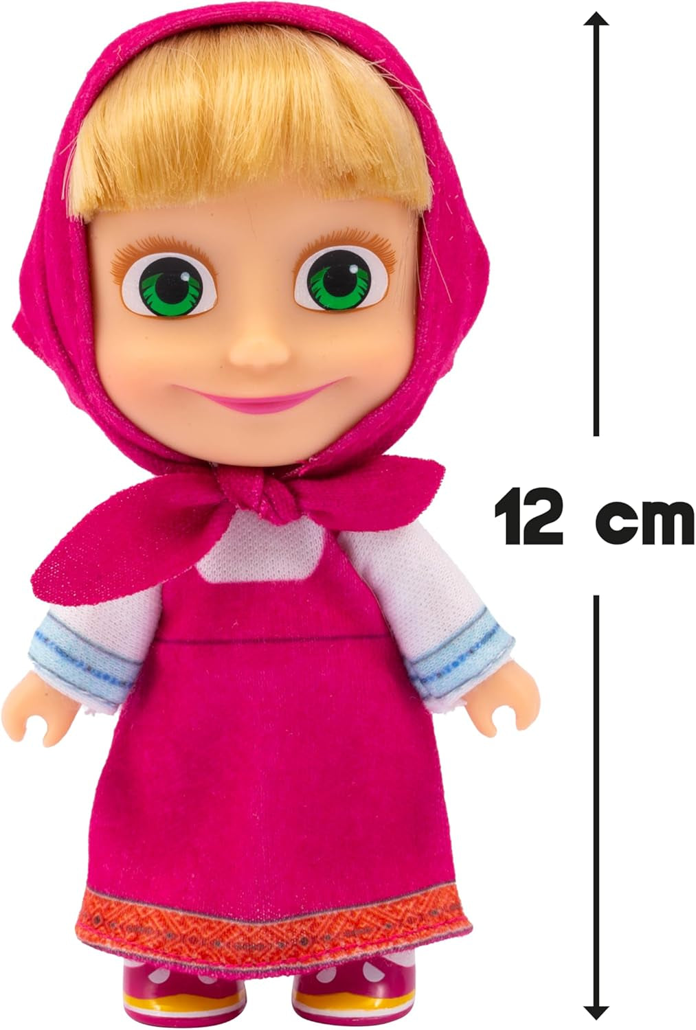 Poupée Masha et Michka 12 cm, modèle de tenue d'été à collectionner, jouet pour 3 ans et plus MHA001