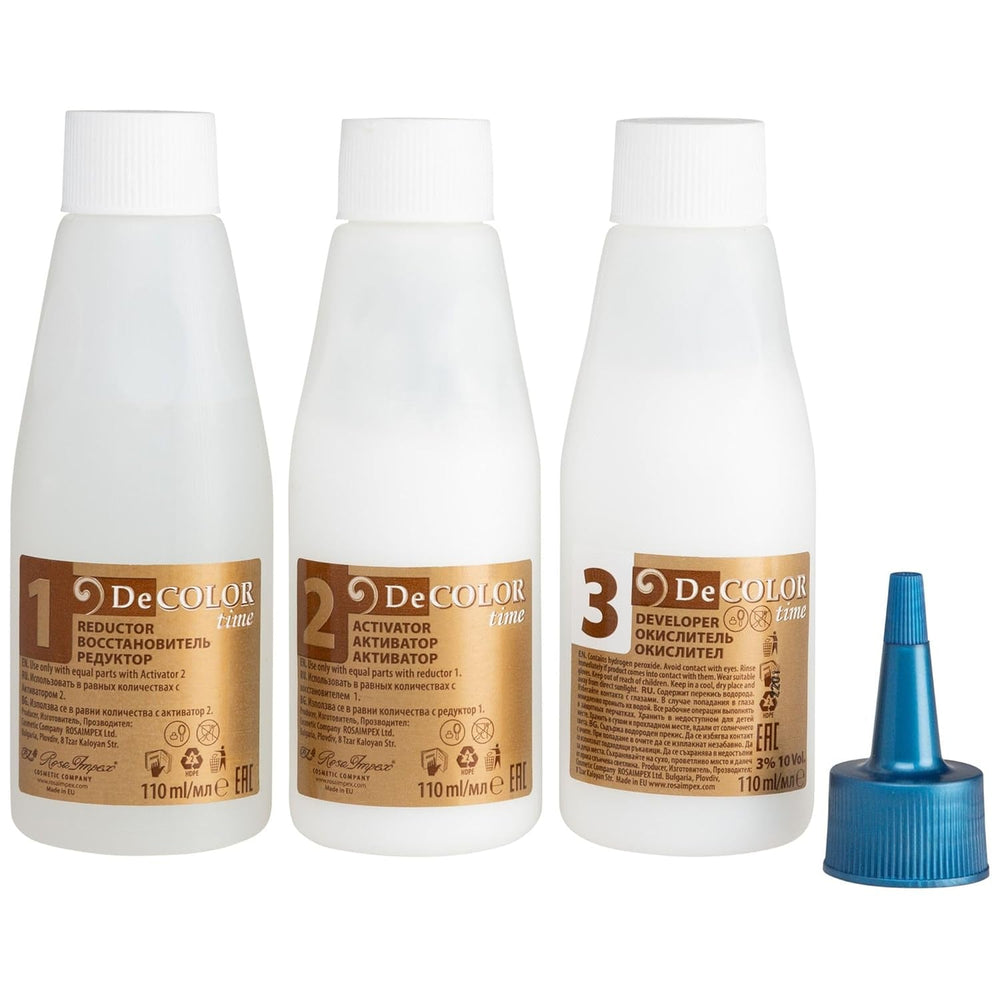 Système de teinture capillaire DeColor Time | épilation aux teintures capillaires | ramenez votre couleur de cheveux naturelle | enlèvement de la couleur peinte | 330 ml de teinture capillaire Naty Shop