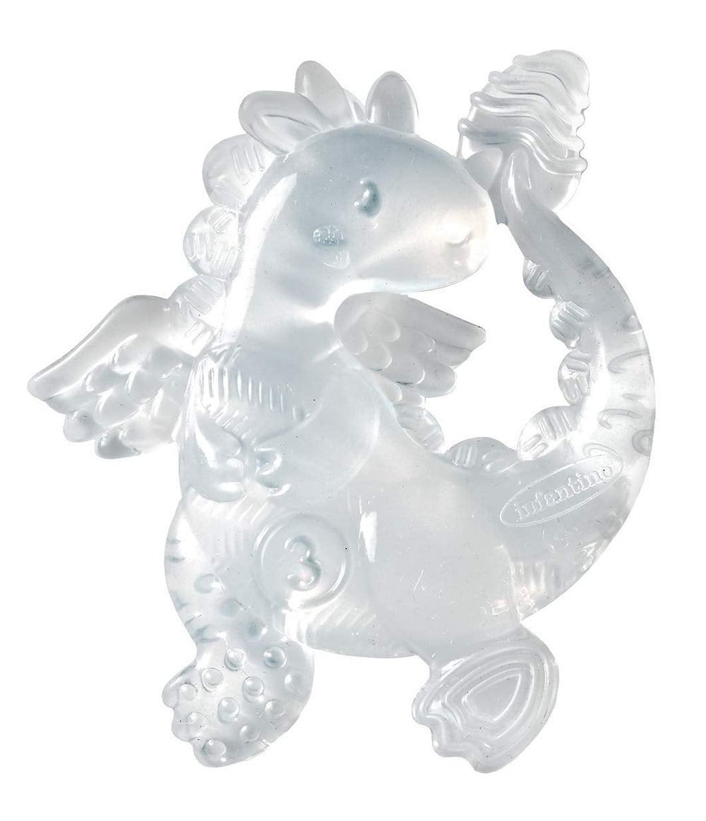 Infantino 316564-01 Anneaux de dentition transparents Infantino - Anneau de dentition souple, en matériau non toxique, pour le développement sensoriel et le soutien de la dentition, multicolore