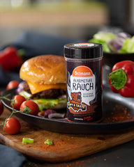 Ostmann Gewürze - Système d'alarme Rauch | Gewürzzubereitung mit Geräucherter Paprika | Pour Burger, Grillfleisch et Co. | Docteur Freud 115 g à Streuer