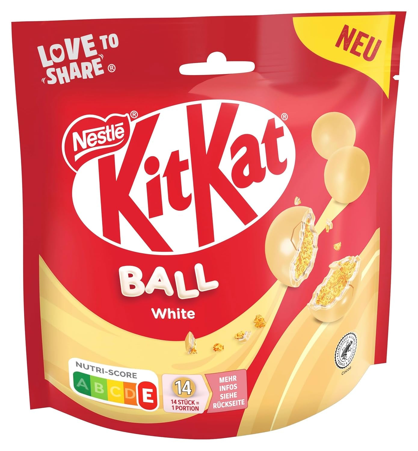 Boules blanches NESTLÉ, paquet de 1 (1 x 130g)