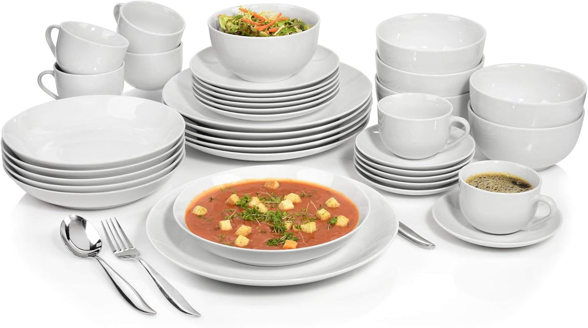 Service de table SÄNGER New Port, 36 pièces, pour 6 personnes | LA COLLECTION PREMIUM