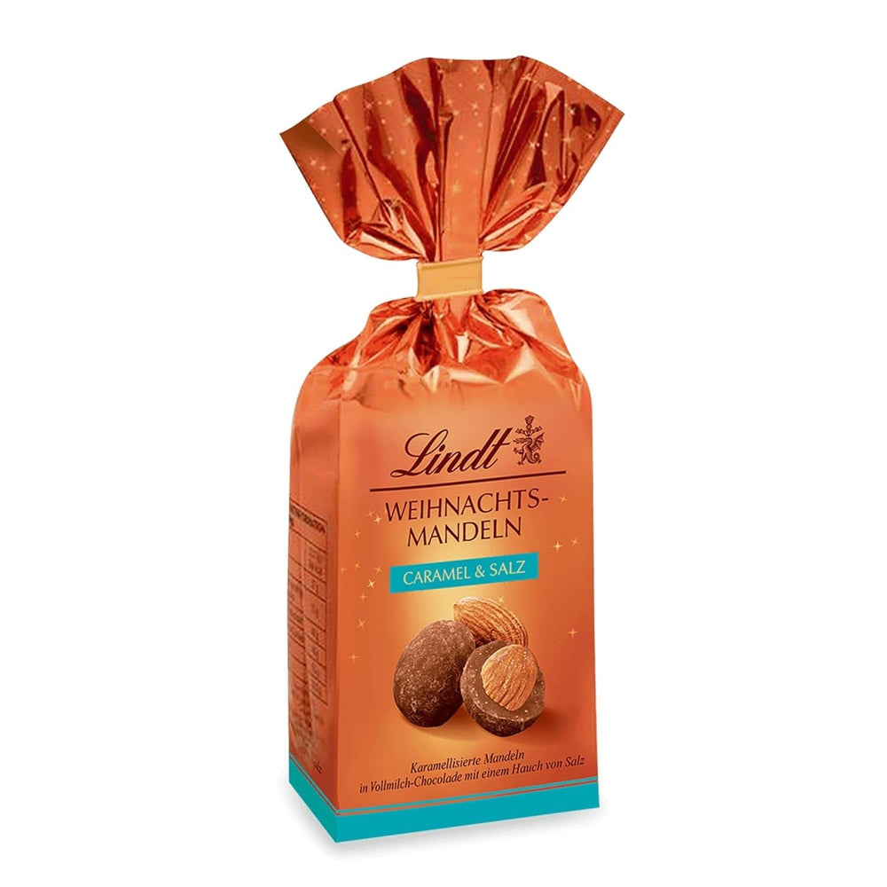 Mix de bile LINDOR de ciocolată Lindt, diverse sortimente Bomboane de Ciocolata Naty Shop 100 grame Caramel sarat