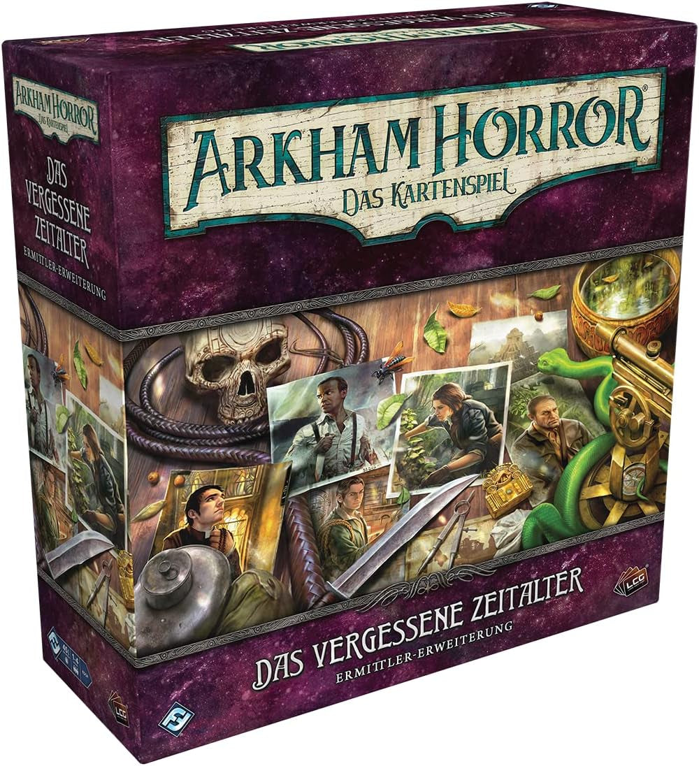 Fantasy Flight Games, Arkham Horror : LCG, jeu de base, jeu expert, jeu de cartes, 1 à 4 joueurs, à partir de 14 ans, 45 minutes et plus, allemand, multicolore, coloré