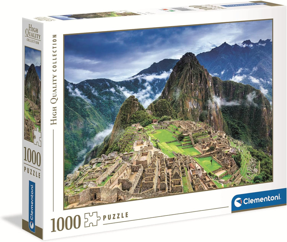 Clementoni 39604 Machu Picchu - Puzzle 1000 piese de la 9 ani, Puzzle colorat pentru adulți cu culori îndrăznețe, Joc de îndemânare pentru întreaga familie, Idee frumoasă de cadou Puzzle Naty Shop Titlu implicit