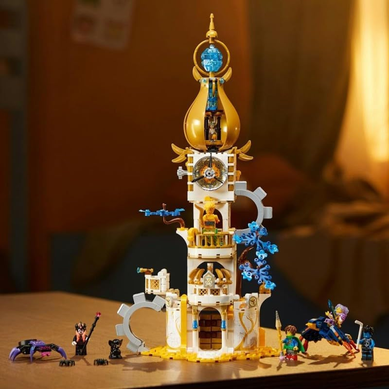 LEGO DREAMZzz 2-en-1 La Tour des Sandmanns, Jeu de château pour enfants à Baen, Set avec niveaux fantastiques incluant Spinne et Vogel, Jeux pour filles et jeunes à partir de 9 ans 71477