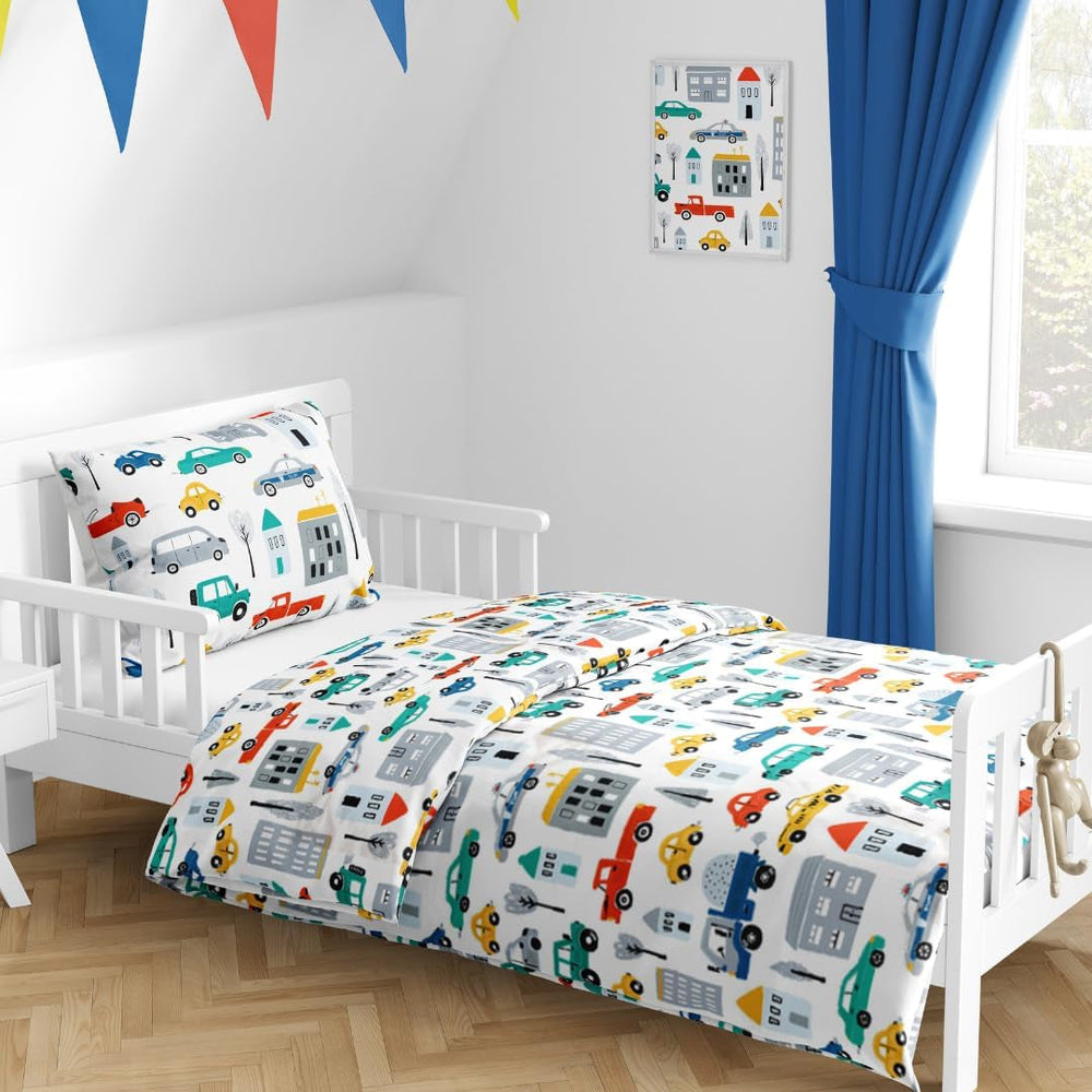 Linge de lit garçon, motifs variés, 100% coton Linge de lit - enfant Naty Shop