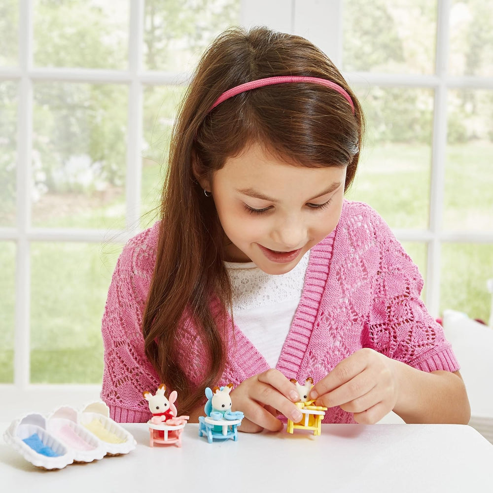 Sylvanian Families L5532 Erstausstattung für Drillinge - Puppenhaus Spielset