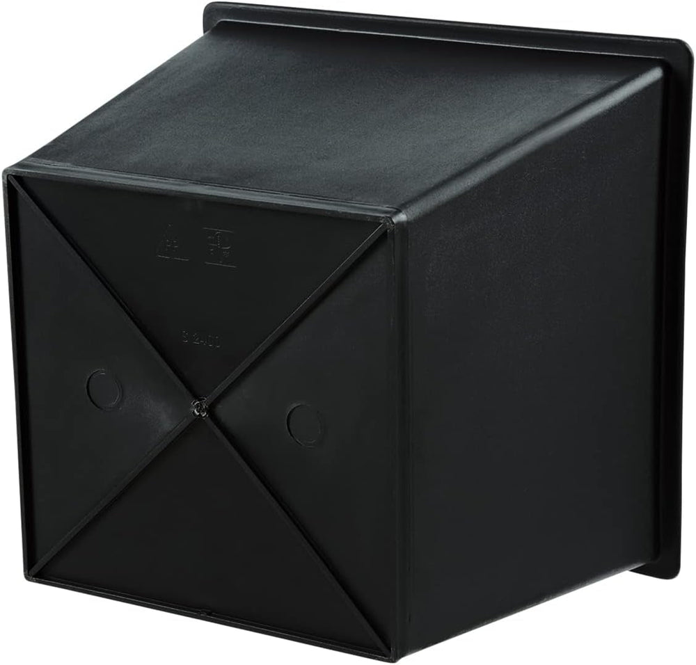 Ghiveci universal Dehner, aprox. 36 x 36 x 30 cm, plastic, negru