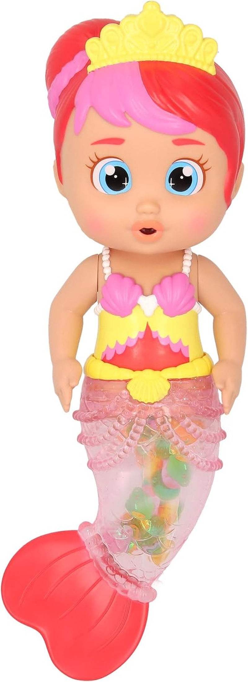 Shimmer Mermaids Taylor – Sammlerstück Bad- und Wasserspielzeug Eine Meerjungfrau, die Wasser spritzt und Blasen Macht! Geschenk Spielzeug für Mädchen und Jungen ab 18 Monaten