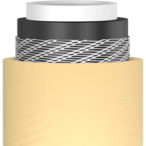 Tuyau d'arrosage Cellfast GROW, durable, flexible, 4 brins, tricot ATS durable, résistant aux UV et aux algues, sans métaux lourds, 27 bar, -20/+60°C, fermeture 1/2", 15m