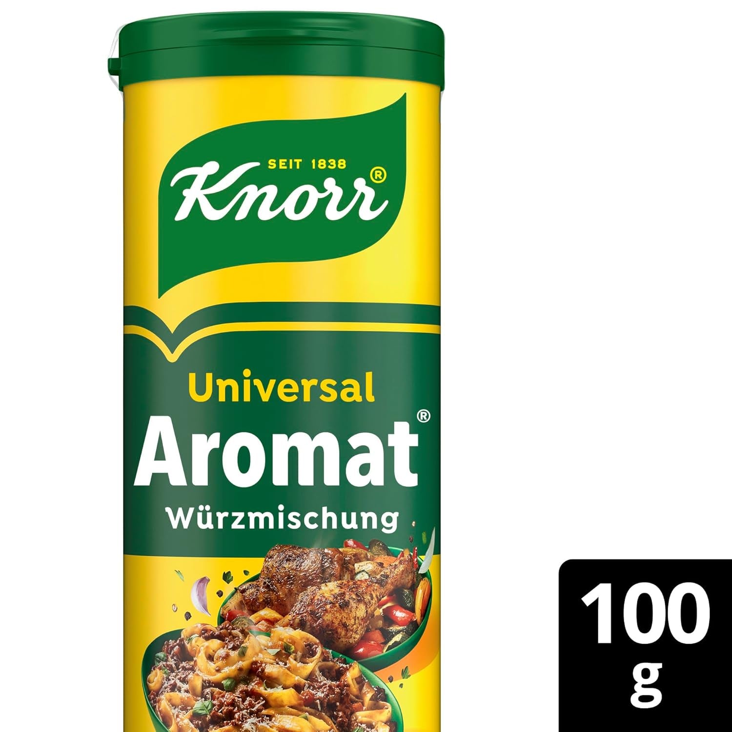 Knorr Würzmischung Universal Aromat für schnelle Gerichte zum Assaisonnement et assaisonnement de viande, légumes, sauces et plus encore 100 g