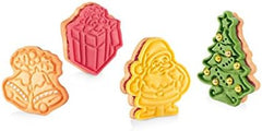 Tescoma Christmas Delicia Stamp Assortiment de boîtes à biscuits Lot de 4