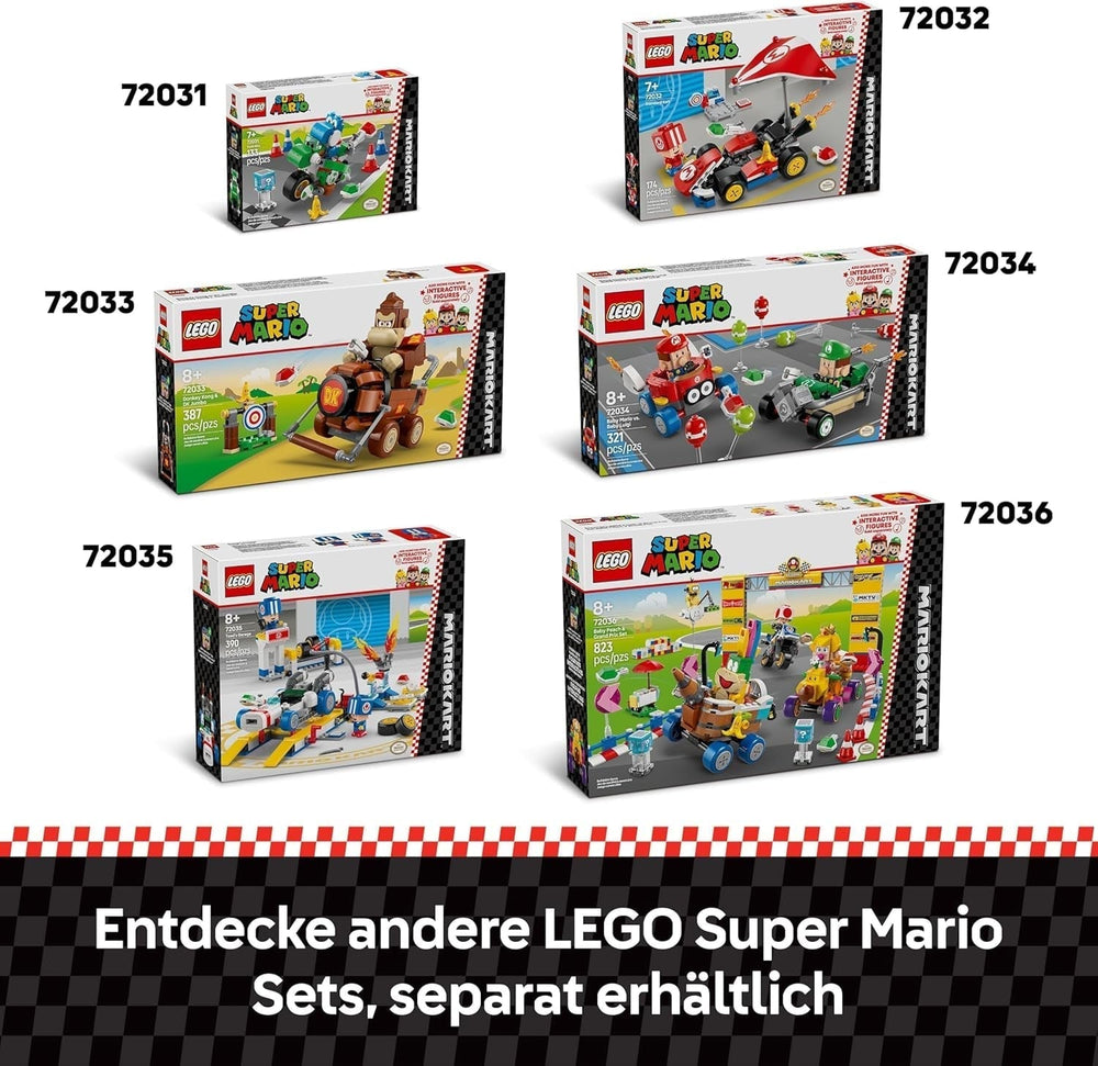 LEGO Mario Kart - Bébé Mario contre. Baby Luigi Nintendo Collectible Figures 2 Speedmen à construire Jouet Cadeau pour garçons, filles et joueurs à partir de 8 ans Adventure Toy 72034 Jeux de construction Besuche den LEGO-Store