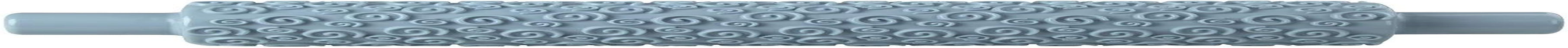 Zenker Rouleau de gaufrage pour fondant 31 cm CANDY, bâton de pâte en plastique, rouleau pour décorer des pâtisseries en sucre, glaçage, fondant, gâteaux (couleur : bleu glacier), quantité : 1 pièce, 31 x 5 x 5 cm