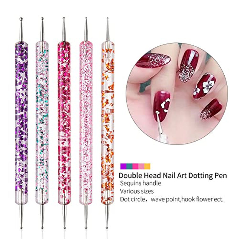 Ensemble de pinces à ongles pour Nail Art, 20 pièces de pinces à ongles, pinces à ongles professionnelles, pinces à revêtement fin pour ongles, rose