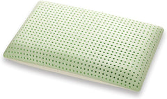 Oreiller orthopédique de soutien du cou - Aloe biologique - Aloe Vera Oreiller viscoélastique 14 cm de hauteur Housse 100 % coton Oreiller viscoélastique - Oreiller en mousse à mémoire de forme - Fabriqué en Italie Naty Shop Oreillers standard 1 pièce (1 paquet)